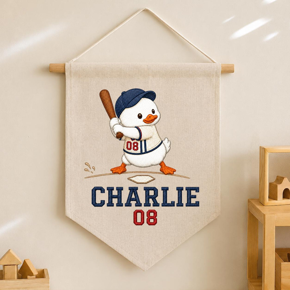 Personalized Snowman Baseball Wall Hanging, Custom Name and Number Banner, Winter Sports Nursery Decor, Christmas Boy Gift
